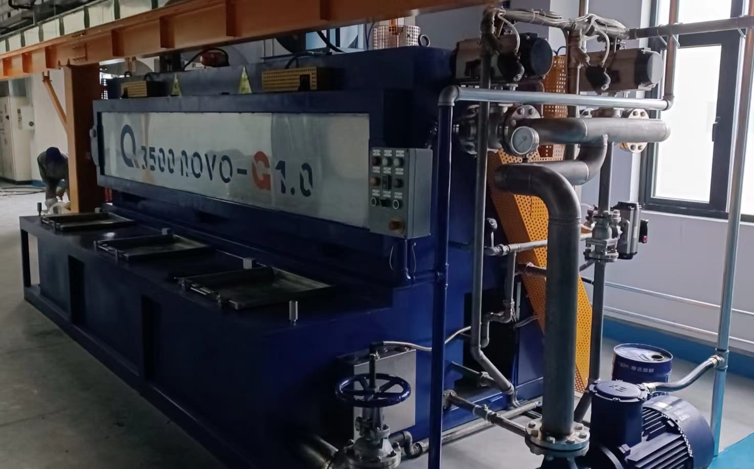 Lavadora de Cilindros com Solvente